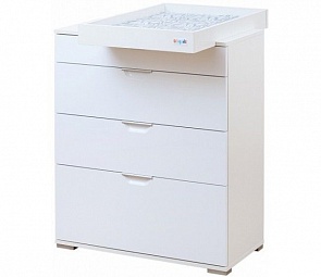 Комод пеленальный со съемной столешницей, дизайн - Glossy (Shapito, GT1182W_GLOSSY)